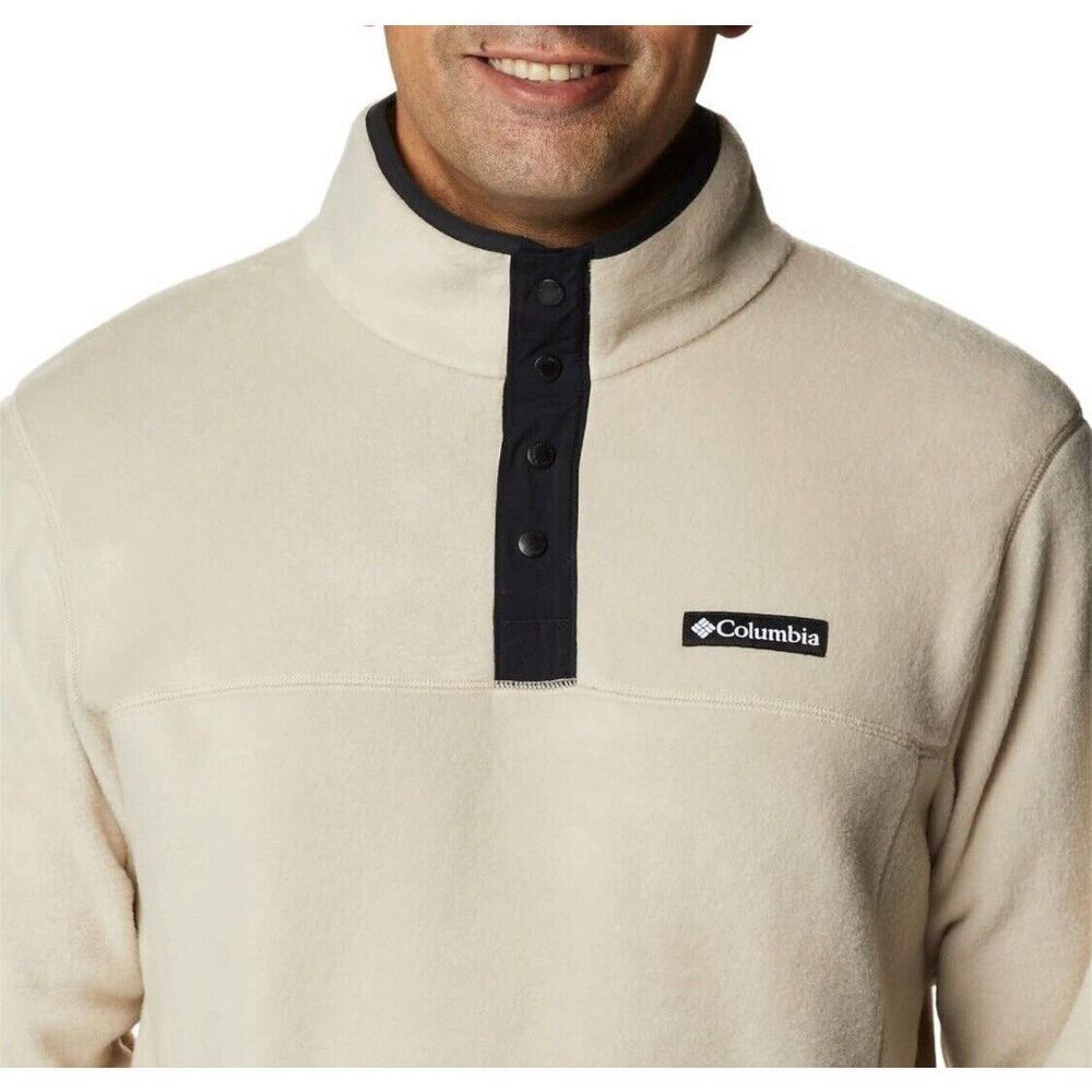 Columbia Steens Mountain Half Snap Fleece Ancient Fossil, Sweater Men Medium